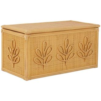 Sweeek Bohemian Rattan Childrens Toy Chest, Arlo, Natural Rattan, 80x40x40 cm