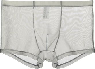 Generic Mens Sexy Underwear See Through Boxers | Mens Boxers Loose Fit Large Pouch Trunks Transparent Mesh Boxer Shorts Stretch Underwear Lightweight Solid Co