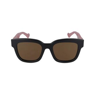Gucci Gg0998S Sunglasses - female - Gucci - Sunglasses - Black - 52 MM - Accessories