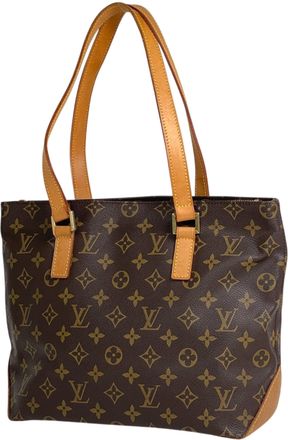 Louis Vuitton Brown Monogram Shoulder Bag Tote Bag (Pre-Owned)