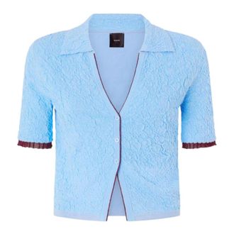 Pinko Cardigans, female, Blue, Size: M Lampo Cardigan