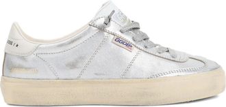 Golden Goose panelled sneakers - Silver