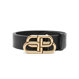 Balenciaga BB Leather Belt