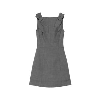 Shushu/Tong Bow-strap Mini Dress