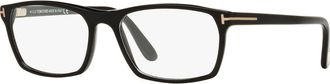 Tom Ford 56mm Rectangle optical glasses in Black at Nordstrom