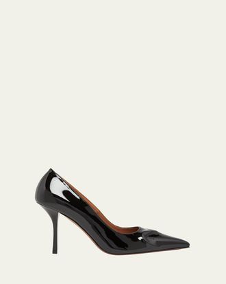 Alaia Patent Leather 3D Coeur Pumps