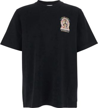 Casablanca t-shirt - Heren - T-shirts - Zwart - L - Tops