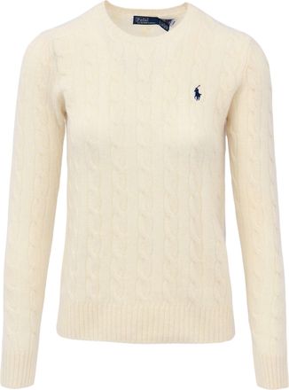 Polo Ralph Lauren Cable Knit Long Sleeve Pullover with Crew Neckline