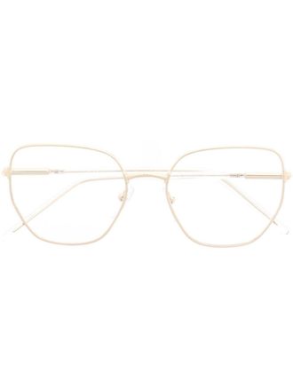 Prada Occhiali ovali - Oro