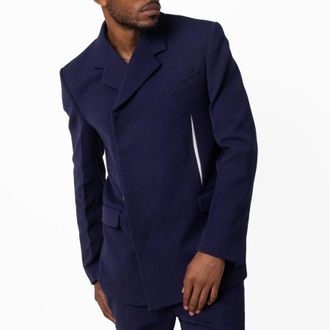 Ferragamo Double Breasted Tailored Blazer Jacket, Brand Size 48 ( US Size 38 )