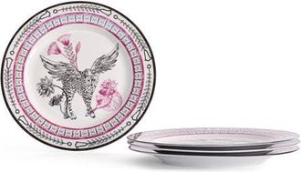 Marchesa Serengeti Porcelain Dinner Plate Set of 4, Multicolored at Nordstrom