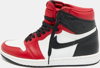 Air Jordan s Multicolor Leather Jordan 1 Retro High Chicago Sneakers