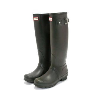 Hunter Womens Original Tall Rain Boot In Black