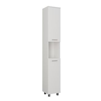 Vicco Armario Alto Ilias, Blanco, 30.2 X 190 Cm Con 2 Puertas