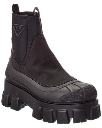 Prada Monolith Gabardine Boot