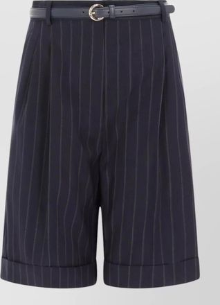 Max Mara wool bermuda shorts