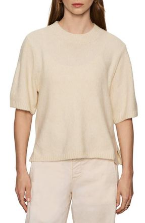 Sanctuary Short Sleeve Sweater in Vanilla White at Nordstrom, Size X-Small