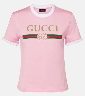Gucci Logo cotton jersey T-shirt