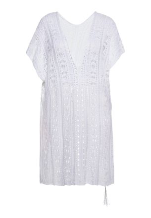 Usha Poncho Dames wit