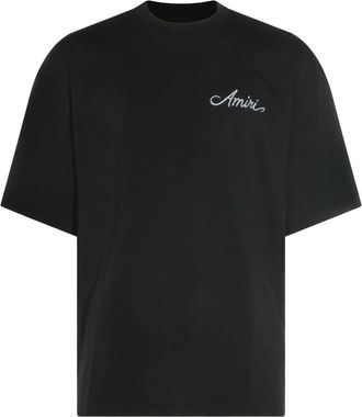 Amiri Hombre, Camisetas, Negro, Talla: M