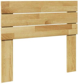 vidaXL Testiera 90 cm in Legno Massello di Rovere Vidaxl