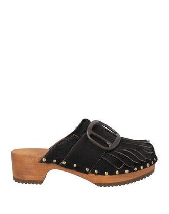 サンダル・ミュール JEJIA SS23 LEATHER CLOGS (JDPS23FO06_0362840284) Jejia Leather Clogs - Black - Women | JDPS23FO060362840284