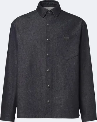 Prada Camicia in chambray di cotone