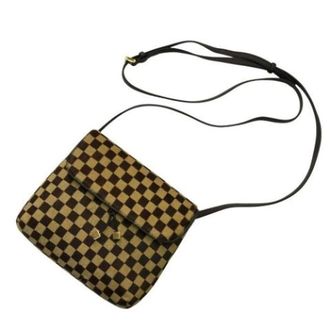 Louis Vuitton Pre-owned Harako Schoudertas - Dames - Pre-owned - Bruin - Maat: ONE Size Leer