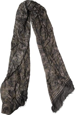 Dolce & Gabbana Bruin Camouflage Modal Mannen Sjaal Schal
