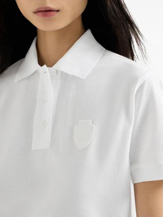 Brunello Cucinelli Womens Stretch Cotton Piqu&eacute; Polo Shirt With Logo Ss26 W