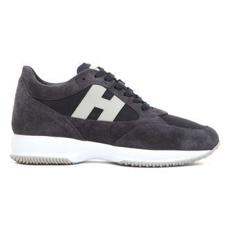 Hogan Interactive Sneaker - Heren - Sneakers - Blauw - 41 1/2 EU - Leer - Schoenen