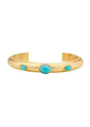 ASHA Talitha Cuff Bracelet In Turquoise