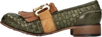 J.P. David Papua Moccasins - Dames - Loafers - Groen - 37 EU - Leer - Schoenen