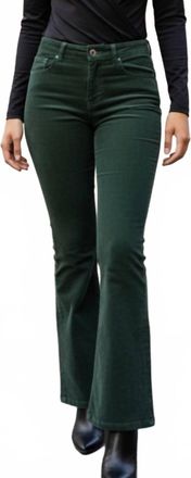 Lucky Brand Womens Fairytale Corduroy Flare Pants In Green