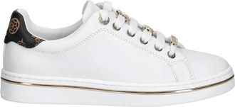 Guess Schoenen, Dames, Wit, 37 EU, Leer, Stasey