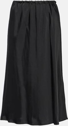 Jil Sander Satin midi skirt