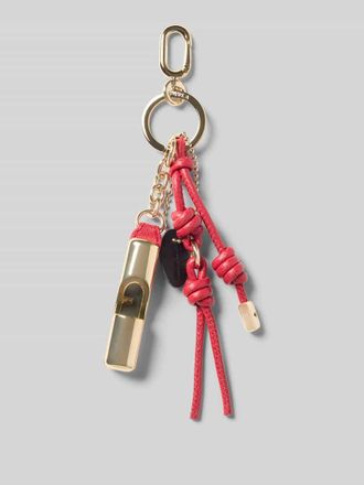 Furla Anh&auml;nger mit Logo-Detail Modell IRIDE in Rot, Gr&ouml;&szlig;e 1