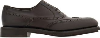 Ferragamo Tramezza oxford shoes - men - CALFSKIN/CALFSKIN/Goat Skin - 10.5EE - Brown