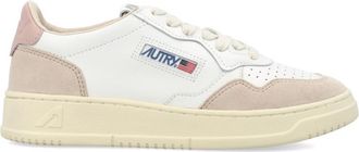 Autry White Lace Up Sneakers
