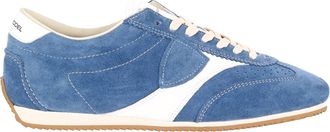 Philippe Model Planche Denim Blue Retro Suede Sneakers