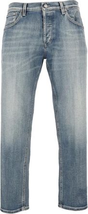 Dondup Brighton Broek - Heren - Slim Fit Jeans - Blauw - W31 - Katoen - Jeans