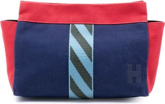 Herm&egrave;s Pre-owned Hermes Canvas Jimetou Jumping Case WDMJU9NNLWQCLIBN