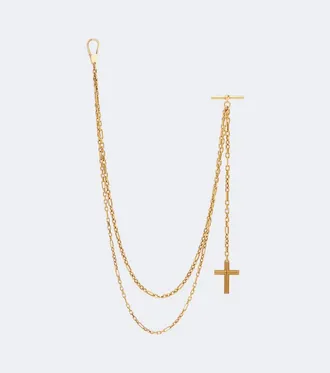 Khaite 18kt gold-plated brass bag charm
