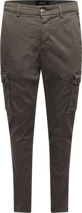 Replay Mens Jaan Slim-Fit Cargos in Green Cotton - Size 32W/32L
