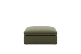 Castlery Customized Green Large Ottoman | Dawson by Castlery