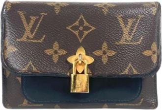 Louis Vuitton Pre-owned Wallets, female, Brown, Size: ONE SIZE Pre-owned Canvas Wallet