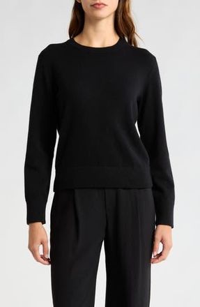 Vince Long Sleeve Wool & Cashmere Pullover in Black at Nordstrom Rack, Size X-Small