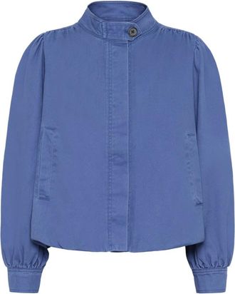 Soaked In Luxury Lichte Jasjes - Dames - Zomerjassen - Blauw - XL - Jassen