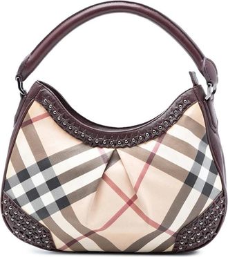 Burberry Pre-owned Shoulder Bags, female, Brown, Size: ONE SIZE Pre-owned Hobo Bag