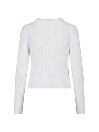 Polo Ralph Lauren Womens Sweaters White Cotton